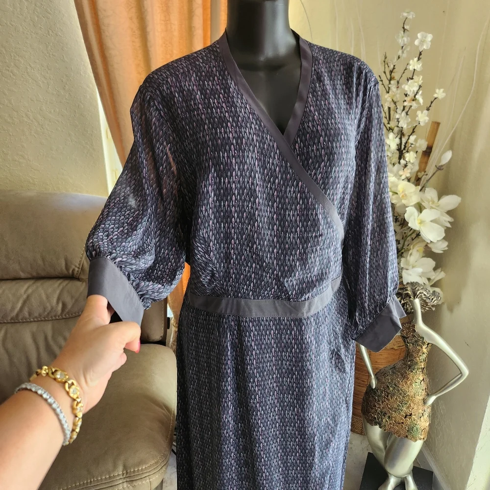 Standards & Practices wrap dress size 3X NEW - Picture 2 of 6